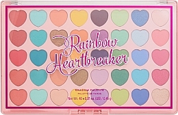 Fragrances, Perfumes, Cosmetics Eyeshadow Palette - I Heart Revolution Total Heartbreaker Rainbow Eyeshadow Palette