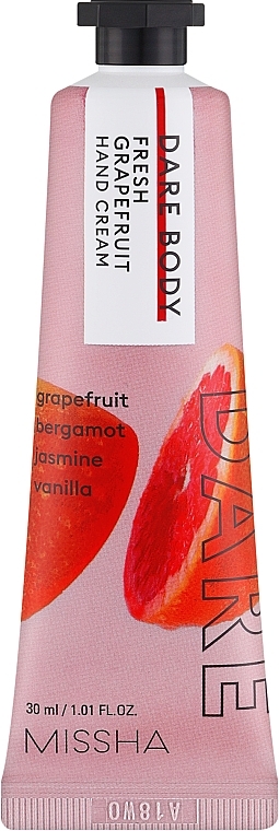 Hand Cream - Missha Dare Body Hand Cream Fresh Graperuit — photo N1