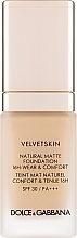 Fragrances, Perfumes, Cosmetics Foundation - Dolce & Gabbana Velvetskin Natural Matte Foundation