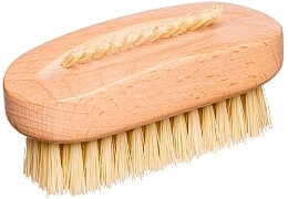 Fragrances, Perfumes, Cosmetics Oval Hand & Nail Brush, cactus fiber, beige - Miamed