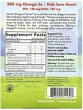 Kids Food Supplement "Omega-3", 300 mg - Nordic Naturals Fishies Yummy Tutti Frutti — photo N2