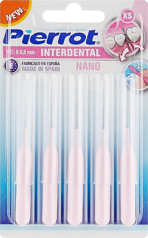 Interdental Brushes 0.8 mm - Pierrot Interdental Nano — photo N1