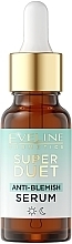 Fragrances, Perfumes, Cosmetics 肌悩み対策 セラム - Eveline Cosmetics Super Duet Anti-Blemish Serum 10% Zinc & Salicylic Acid