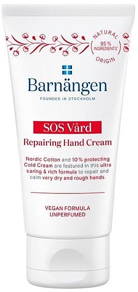 Dry, Cracked Skin Hand Cream - Barnangen SOS Vard Repairing Cream — photo N2
