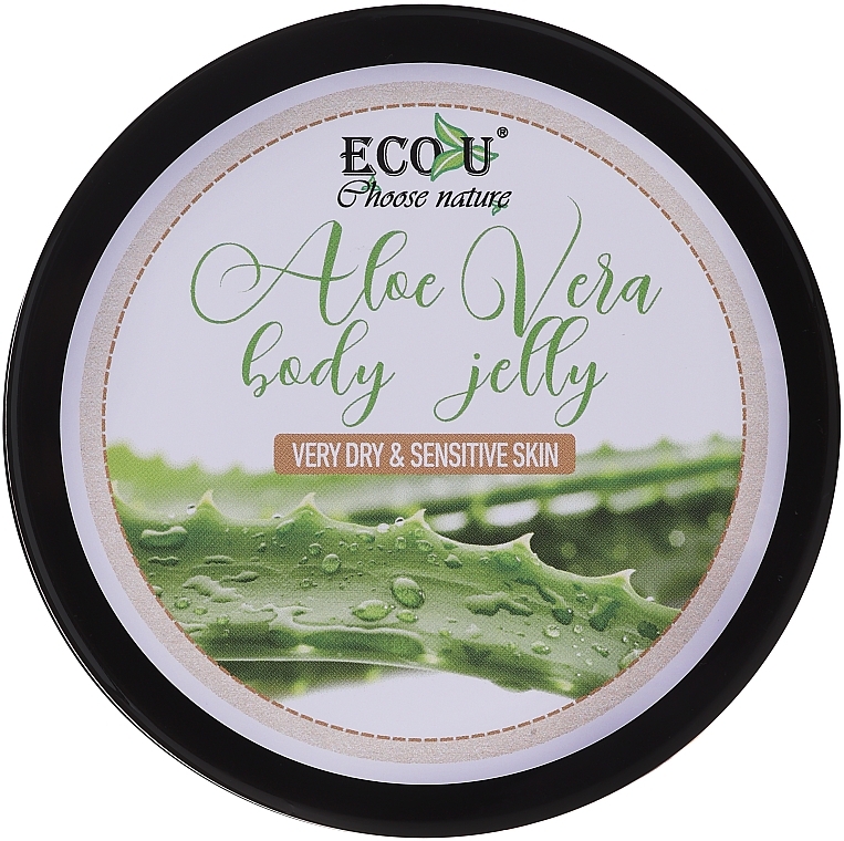 Body Jelly for Dry & Sensitive Skin Types - Eco U Aloe Jelly Body — photo N2