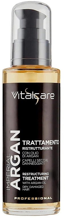 Restructuring Treatment for Dry & Damaged Hair - Vitalcare Professional Imperial Argan Restructuring Treatment — photo N1