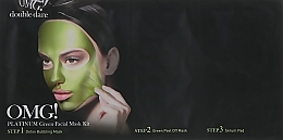 Fragrances, Perfumes, Cosmetics Triple Mask - Double Dare OMG! Platinum Green Facial Mask