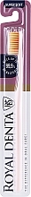 Fragrances, Perfumes, Cosmetics Extra Soft Gold Toothbrush, light pink - Royal Denta Gold Super Soft