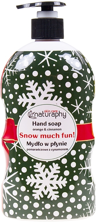 Orange-Cinnamon Christmas Hand Soap - Naturaphy Hand Soap Orange & Cinnamon — photo N1