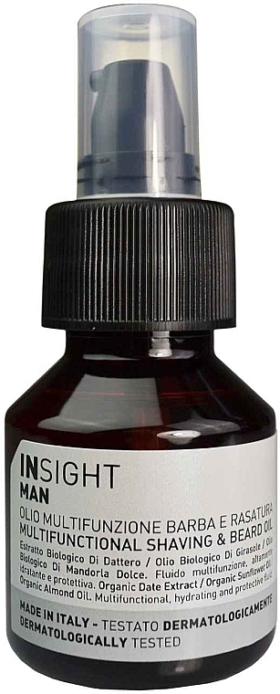 Multifunctional Beard Oil - Insight Man Multifunctional Shaving & Beard Oil — photo N1