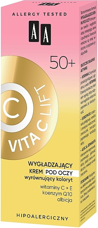 Smoothing Eye Cream 50+ - AA Vita C Lift Smoothing Eye Cream — photo N32