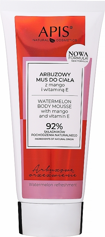 Watermelon, Mango & Vitamin E Body Mousse - APIS Professional Body Mousse — photo N1