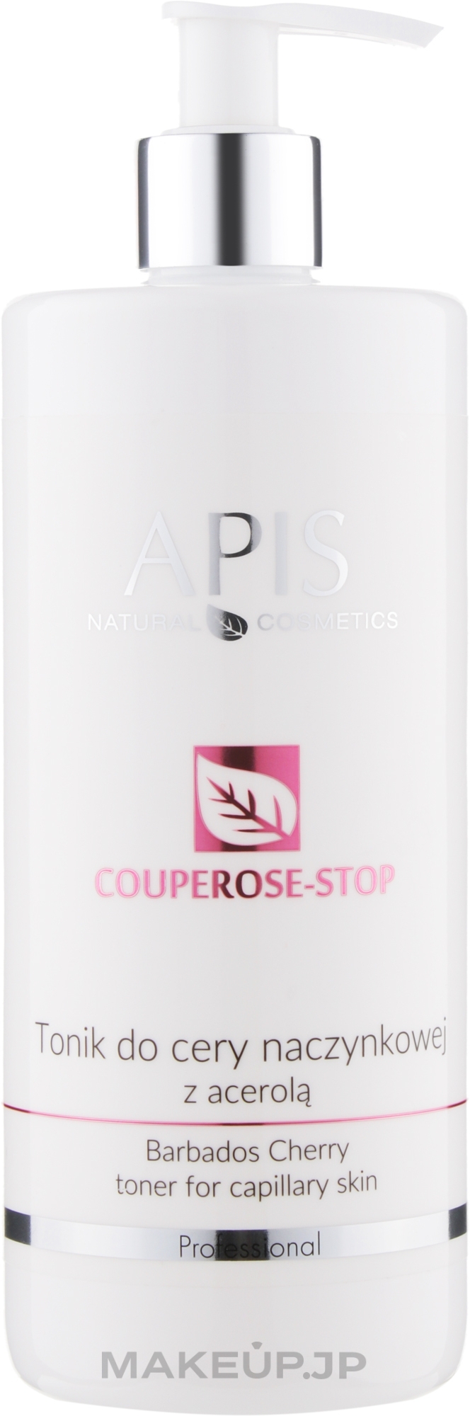 Soft Anti-Couperose Face Tonic with Acerola Extract - Apis Professional Couperose-Stop Barbados Cherry Tonner — photo 500 ml