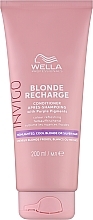 Conditioner for Highlighted & Cold Blonde Hair - Wella Professionals Invigo Blonde Recharge Color Refreshing Highlighted, Cool Blonde or Silver Hair Conditioner — photo N1