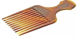 Fragrances, Perfumes, Cosmetics Hair Comb with Large Handle, 15cm, brown - Titania