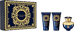 Versace Dylan Blue Pour Femme - Set (edp/50ml + b/lot/50ml + sh/gel/50ml) — photo N1