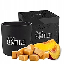 Scented Candle in Matte Glass, two wicks - Bispol Scented Candle Just Smile — photo N1