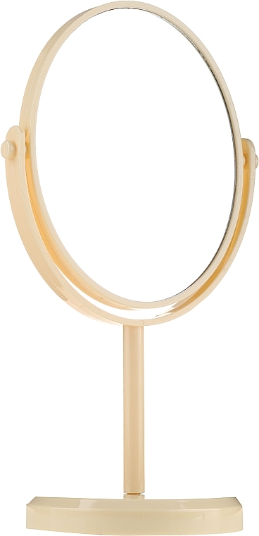 Oval Stand Mirror 85710, yellow - Top Choice Beauty Collection Mirror — photo N1