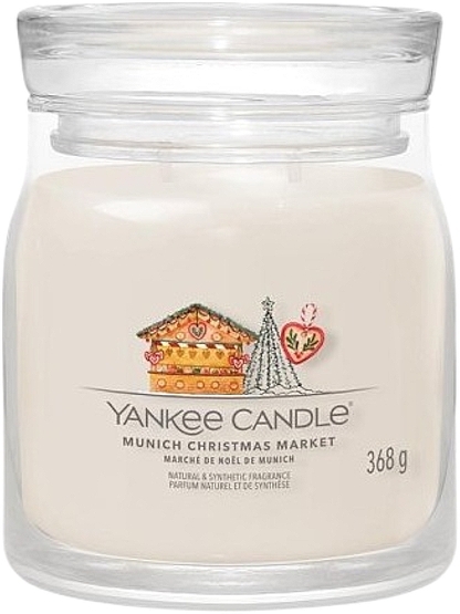 Munich Christmas Market Scented Candle in Jar, 2 wicks - Yankee Candle Singnature — photo N1