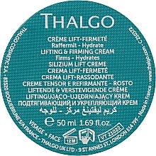 Lifting & Firming Face Cream - Thalgo Silicium Lift Intensive Lifting & Firming Cream (replacement unit) — photo N1