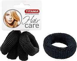 Big Hair Clip, 4 pcs., black - Titania — photo N1