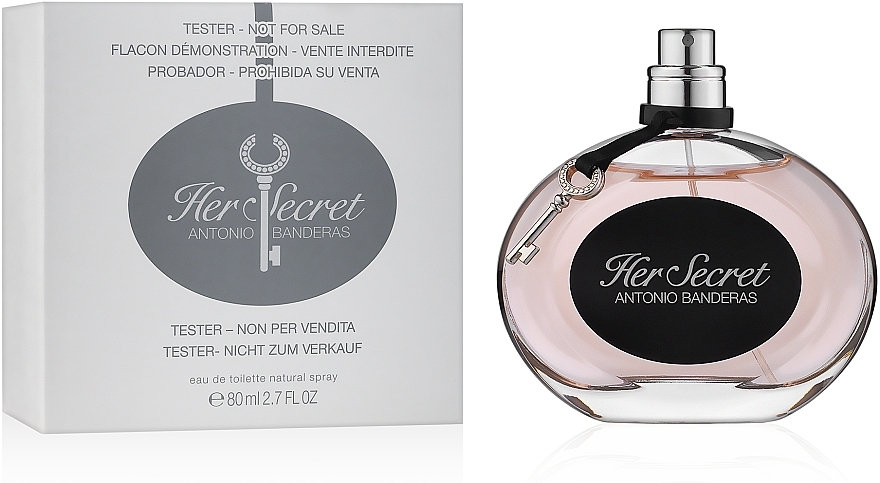 Antonio Banderas Her Secret - Eau de Toilette (tester without cap) — photo N2