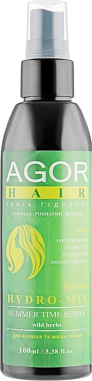 Hair Tonic 'Hydrolat Hydro-Mix' - Agor Summer Hair Tonic — photo N5