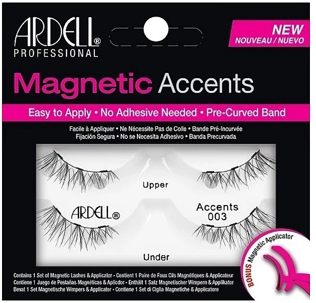 False Lashes - Ardell Magnetic Lashes Accent 003 — photo N4