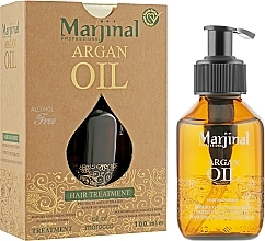 Fragrances, Perfumes, Cosmetics Hair Argan Oil - Marjinal Argan Oil Hair Treatment