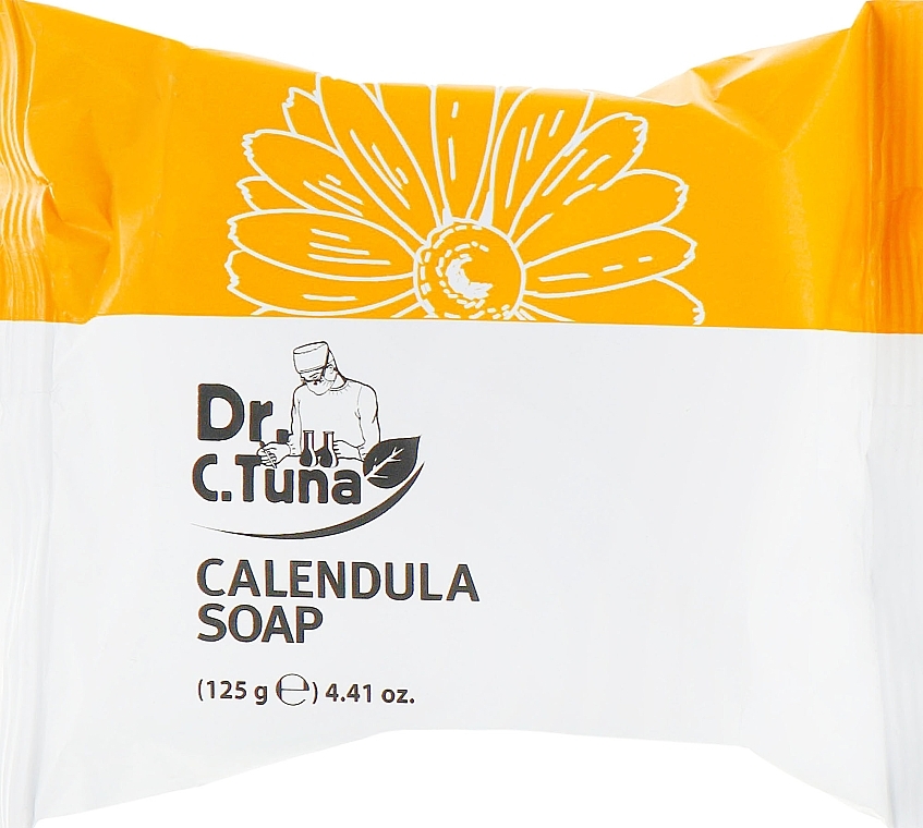 Natural Soap with Calendula Oil - Farmasi Dr. C. Tuna Calendula Soap — photo N1