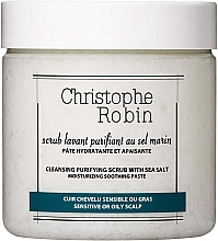 Sea Salt Scalp & Hair Scrub - Christophe Robin Cleansing Purifying Scrub With Sea Salt — photo N4