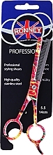 Fragrances, Perfumes, Cosmetics Thinning Scissors, 5.5cm - Ronney Professional Orange Neon