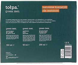 Set - Tolpa Green Men 2024 Set (f/cl/gel/150ml + cr/50ml + sh/gel/200/ml) — photo N2