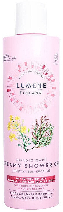 Smoothing Shower Cream for Dry Skin - Lumene Nordic Care Creamy Shower Gel — photo N5