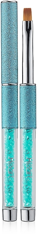 Gel Brush, turquoise - Heart Germany — photo N1