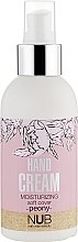 Fragrances, Perfumes, Cosmetics Moisturizing Hand Cream - NUB Moisturizing Hand Cream Peony