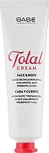 Fragrances, Perfumes, Cosmetics Multifunctional Face & Body Cream for Sensitive Skin with Advanced Repairing Action - Babe Laboratorios Total Cream Face & Body