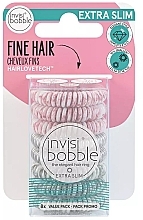 Fragrances, Perfumes, Cosmetics Hair Tie Set - Invisibobble Extra Slim Value Pack Marbelous Hair Elastics