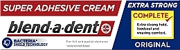 Fragrances, Perfumes, Cosmetics Dentures Adhesive Cream - Blend-A-Dent Super Adhesive Cream Original Complete 