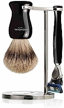 Shaving Kit - Mondial Gibson Set (shaving/brush + razor + stand) — photo N1