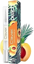 Fragrances, Perfumes, Cosmetics Revitalizing Cuticle Oil Pen 'Peach' - Clavier Peach Cuticule Revitalizer Oil