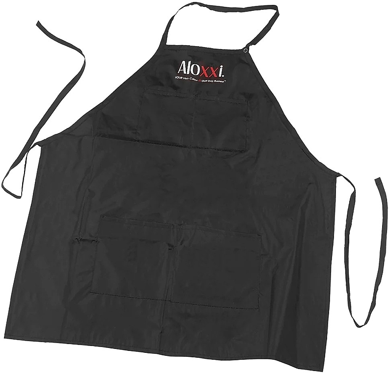 Hairdressing Apron, black - Aloxxi Spectrum Stylist Apron W/Snaps — photo N1