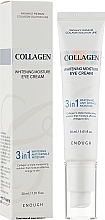 Lightening Eye Cream with Collagen - Enough Collagen 3 in 1 Whitening Moisture Eye Cream — photo N2