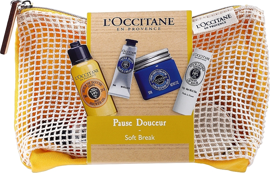 Set, 5 products - L'Occitane Shea Butter Gift Set — photo N4