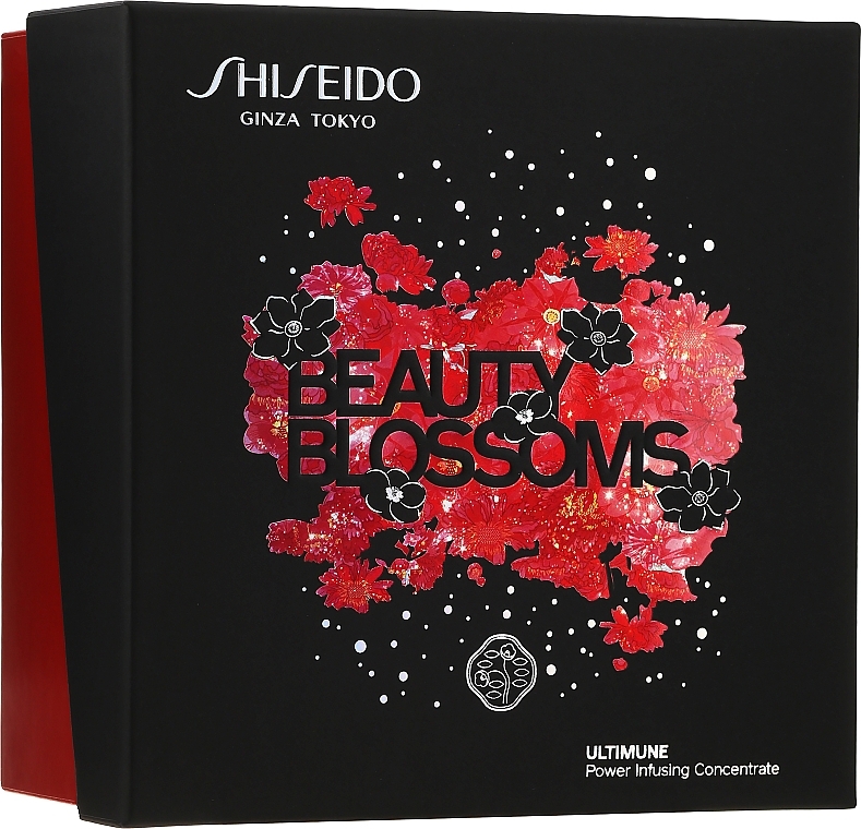 Set - Shiseido Beauty Blossoms Ultimune Power Infusing Concentrate Set (f/conc/50ml + eye/conc/3ml + softner/30ml + foam/15ml) — photo N2