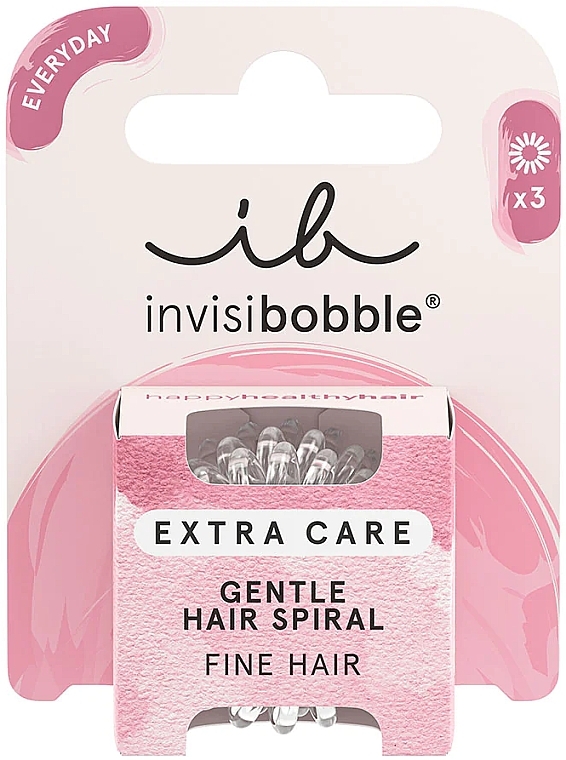 Hair Tie - Invisibobble Extra Care Crystal Clear	 — photo N3