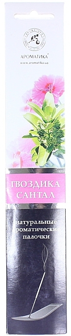 Incense Sticks "Clove & Sandal" - Aromatika — photo N1