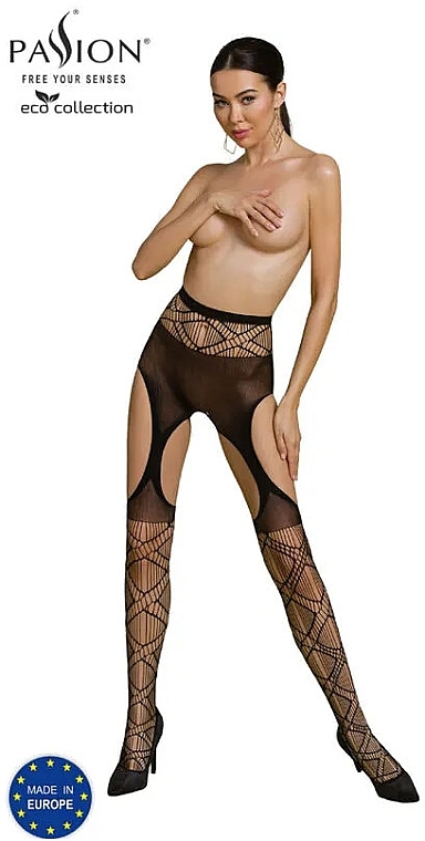 Erotic Tights, ECO, S005, black - Passione — photo N1