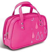 Fragrances, Perfumes, Cosmetics Makeup Bag "Drops", 4944, with handles, pink - Donegal Cosmetic Bag