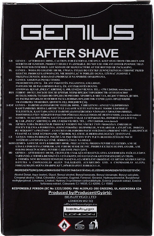 After Shave Lotion - Genius Noir After Shave — photo N7